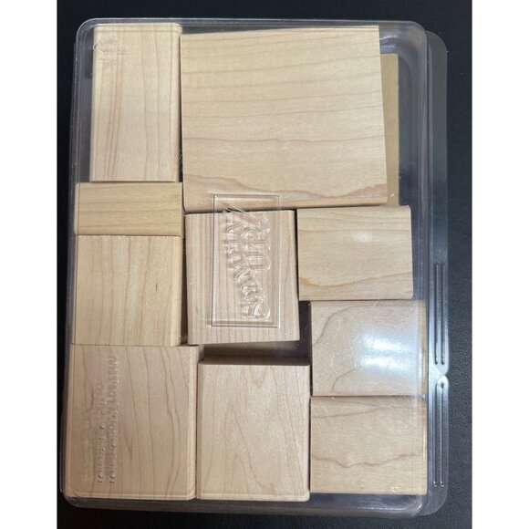 VTG RETIRED Stampin Up! "Under the Stars" Camping WM Rubber Stamp Set NEW - Picture 3 of 3